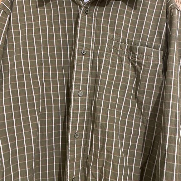 The North Face Men’s Green Stripes Multi Button Down Shirt Size-XXL/TTG - Picture 2 of 8